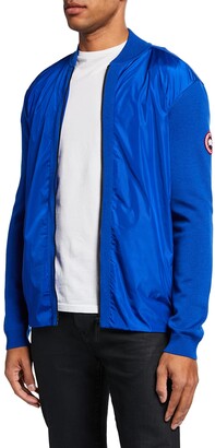 Canada Goose Men's Windbridge Full-Zip Wool Sweater - ShopStyle